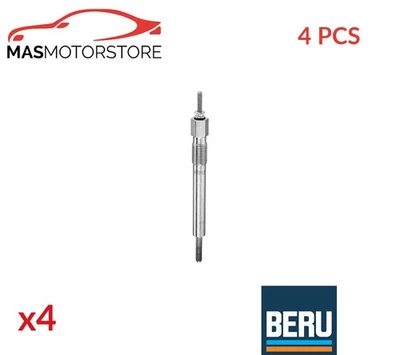 ENGINE GLOW PLUGS BERU GN061 4PCS A FOR ISUZU KB,TROOPER I,ELF 2.8L,3L,2.5L - Image 1 of 4