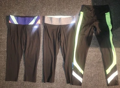 Victorias Secret окончательный и розовый лот набор из 3 Activewear логотип леггинсы размер. XS - Изображение 1 из 3