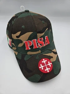 Baseballmütze Pisa, Italien Camouflage italienische Flagge 58 cm Baumwolle Neu - Bild 1 von 7