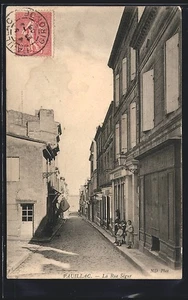 CPA Pauillac, La Rue Ségur, vue de la rue 1906 - Photo 1/2
