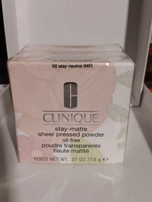 Clinique Stay-matte Sheer Pressed Powder - 02 Stay Neutral Nib Free Shipping  - Image 1 of 3