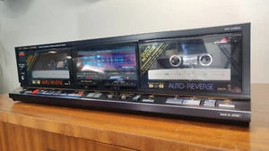 Fisher CR-W890 Double Cassette Deck Vintage Studio Standard Tested *See Video* - Picture 1 of 23