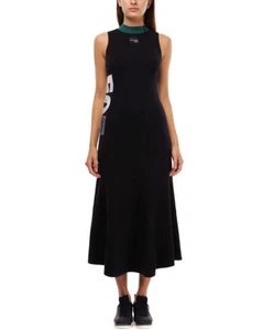 Maxi Vestido Adidas Originals Para Mujer EQT Bordado Línea A Algodón Tejido Largo XS - Imagen 1 de 8