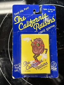 Jeu de cartes vintage The California Raisins 1987 jeu complet - TOUJOURS SCELLÉ !