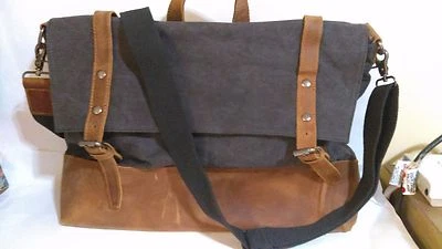 Bolso escolar/mensajero de lona Ruffryder azul  Foto 1 de 4