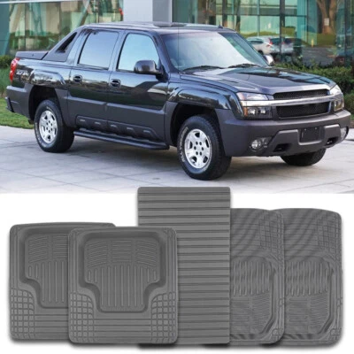 Alfombrillas impermeables para todo tipo de clima gris XPE para Chevrolet Avalanche 1500 2500 Foto 1 de 4