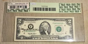 PCGS SUPERB GEM NEW 68PPQ FR. 1936-F* 1995 $2 COURTESY AUTOGRAPH FRN*STAR NOTE* - Picture 1 of 9
