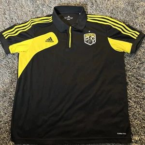 VTG Adidas Columbus Crew Soccer Jersey 2010 2011 MLS Black XL EUC RARE HTF - Picture 1 of 22
