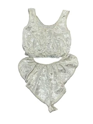 Vintage 90s Victorias Secret Lace Lingerie Teddy Set Size S Gold Label  2 Piece - Image 1 of 4