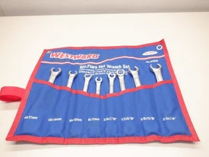 WESTWARD 4YR29 8PC. FLARE NUT WRENCH SET - Picture 1 of 5