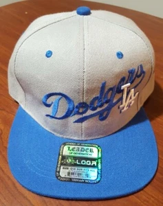 LA Dodgers Leader LOGA Leader Of Deneration Apparel Adjustable Hat Gray Blue - Picture 1 of 6