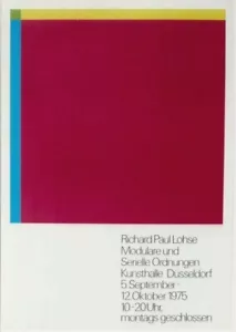 Original vintage poster RICHARD LOHSE ART EXPO GERMANY 1975 - Picture 1 of 1
