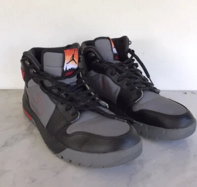 NIKE Air Jordan 1 Trek Gris Negro Rojo Talla 13 616344-004 Foto 1 de 4