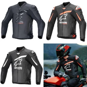 Alpinestars GP Plus R v4 Airflow Men's Summer Leather Motorcycle Jacket Sports - Picture 1 of 11