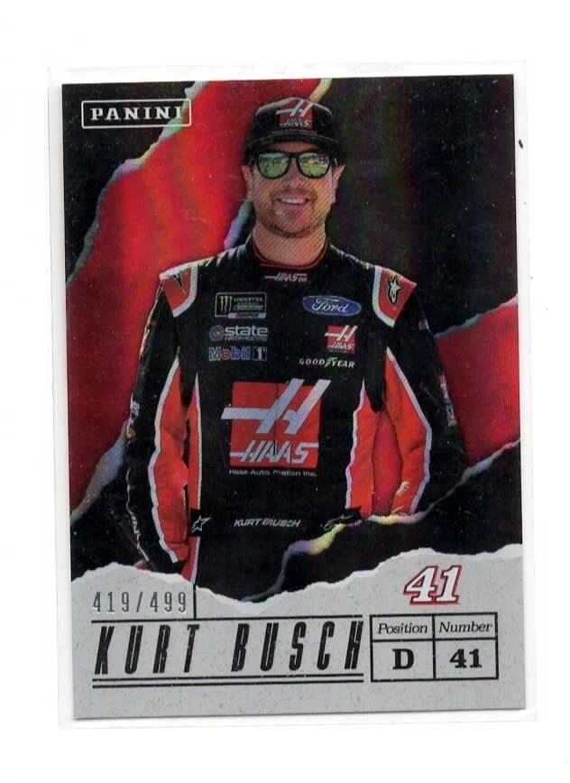 KURT BUSCH 2017 PANINI FATHER'S DAY CARD #KB  /499 - Image 1 of 1