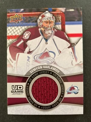 Semyon VARLAMOV 2015-16 Upper Deck UD Game Jersey Series 1 #GJ-SV - Image 1 of 2
