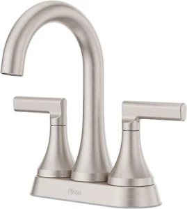 Pfister Vedra 4 in. Centerset Bathroom Faucet in Spot Defense Brushed Nickel - Picture 1 of 6