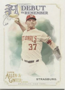 Stephen Strasburg 2020 Topps Allen & Ginter debut para recordar a los nacionales #DTR-26 - Imagen 1 de 1