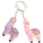 Plush Alpaca Keychain 2Pcs Bag Hanging Decor