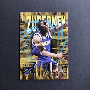 Eddie Jones 1996 SkyBox Z-Force Zupermen Basketball Card #178 Los Angeles Lakers