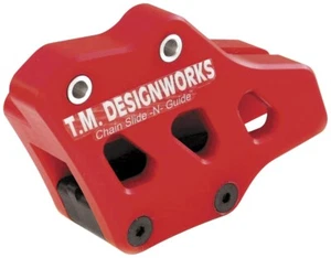 TM Design Works Red Factory Edition 1 Rear Chain Guide RCG-CRM-RD - Picture 1 of 1