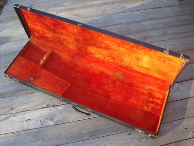 Estuche de bajo de precisión Fender "sin logotipo" vintage años 60 estuche de bajo P pre-CBS 1963 64 Foto 1 de 4