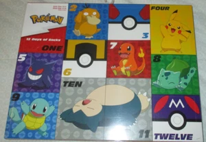 POKEMON Socks Size 9-11  Pkachu Psyduck Squirtle Gengar Snorlax Bulbasaur 12 Pr - Picture 1 of 4