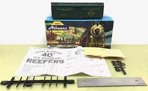 40' STEEL & WOOD ICE BUNKER REEFER REX 6119 ATHEARN HO KIT - MIB 028 - Picture 1 of 6
