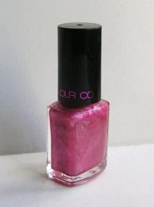 COLOUR CO DARK PINK NAIL POLISH VARNISH 1 BOTTLE - Foto 1 di 2
