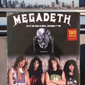 Megadeth Live At Sao Paulo  1995 - 180 gram White Colored Vinyl Record LP - Picture 1 of 3