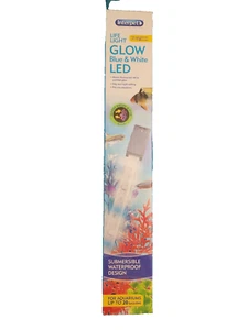 Fisch Aquarien Licht blau & weiß LED Aquarium Licht, bis zu 20 Gal, 14,9x 2,6 Zoll - Bild 1 von 4