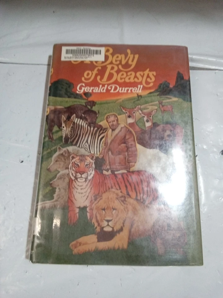 Bevy of Beasts by Gerald durrell (1973, Hardcover W/Dust Jacket 1st Printing  - Image 1 of 4
