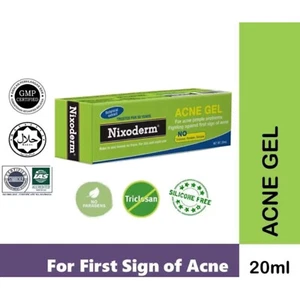 NIXODERM Acne Gel For First Sign Acne Pimple Problems 20ml x 2 Free Shipping - Picture 1 of 7