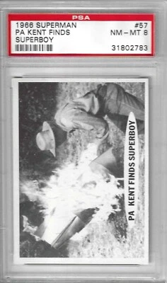 1966 The Adventures of Superman Card #57 - Picture Puzzle - Reduced - NM-MT 8 - Image 1 of 2