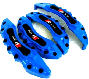 Brake Caliper Covers Q1 Q3 Q5 TT RS A1 A3 A4 A5 A6 80 90 B8 B9 A7 Quattro S1 S3 - Picture 1 of 6