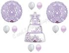 WEDDING CAKE Bridal Shower Balloons Decoration Supplies Engagement lavender