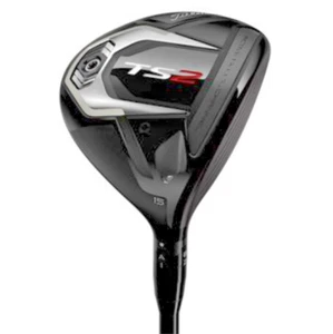 Left-Handed Titleist TS2 3 Wood 15° – HZRDUS Smoke 70g Stiff Graphite Shaft - Picture 1 of 13
