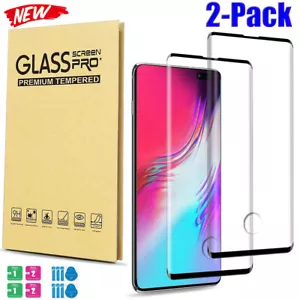 2er Pack Hartglas Displayschutzfolie für S24 Plus S10 Note20 S21 S22 S23 Ultra - Bild 1 von 48
