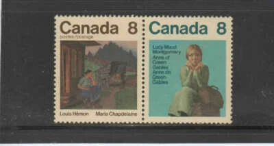 CANADA #658-659a  1975 CANADIAN AUTHORS  PAIR      MINT VF NH  O.G  b - Image 1 of 2