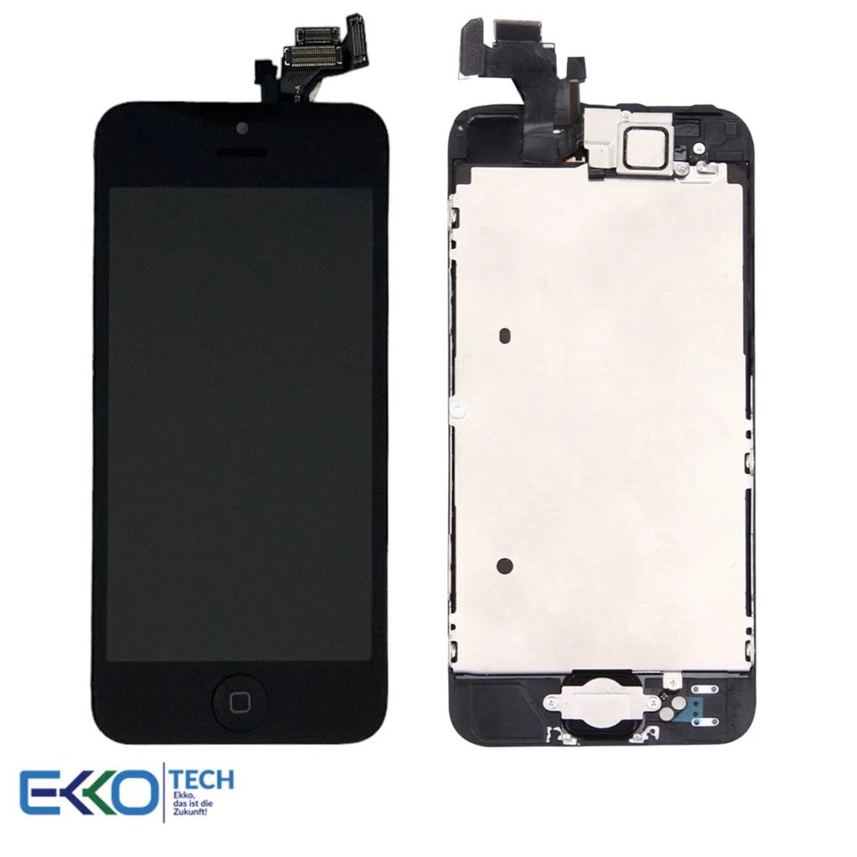 ✅ iPhone 5 Display mit Original Retina LCD KOMPLETT VORMONTIERT Kamera Schwarz ✅