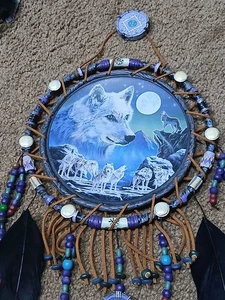 Bradford Exchange( Evening Harmony)Sacred Spirit Dream by catcher by Robin Koni - Picture 1 of 3