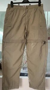 The North Face Womens Nylon Convertible Zip Trousers Shorts Size L W30 L - Picture 1 of 8