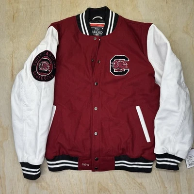 NUEVA Chaqueta South Carolina Gamecocks Franchise Club Graduado Completo Talla LG Foto 1 de 4