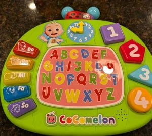  CoComelon Lernen Melone beschäftigt Brett funktioniert ABC #S FARBEN FORMEN BEG. sound obj. - Bild 1 von 10