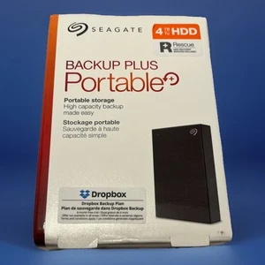 Seagate STHP4000400 4TB External 2.5in. Hard Drive - Black - Afbeelding 1 van 4