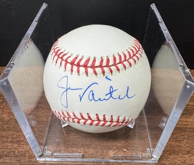 Jason Varitek Signed Autographed Rawlings OML Baseball JSA - Image 1 of 3