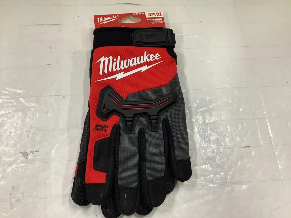 NEW MILWAUKEE WRECKING DEMOLITION WORK GLOVES 48-73-8533 10"/XLARGE - Image 1 of 1