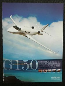 8/2007 PUB GULFSTREAM GENERAL DYNAMICS G150 BUSINESS AIRCRAFT FLUGZEUG  AD - Imagen 1 de 1