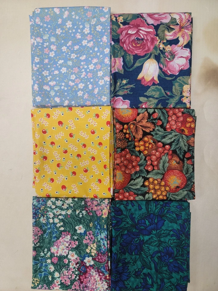 LOT 44    SIX FAT QUARTERS, PRE OWNED, NOT USED - Image 1 of 1