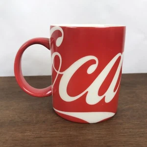 Coca Cola Large Script Souvenir Coffee Cup Mug C5 - Picture 1 of 6